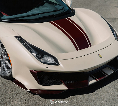 Фото дисков Anrky AN32 на Ferrari 488