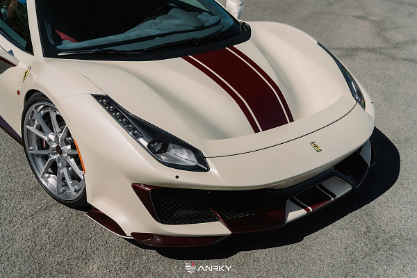 Фото дисков Anrky AN32 Глянцевый лак на Ferrari 488