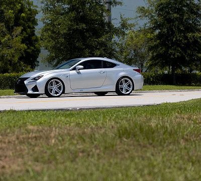 Фото дисков Vossen VFS-5 на Lexus RC