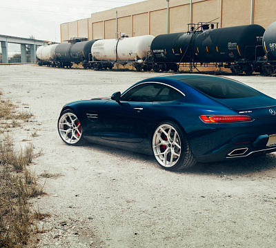 Фото дисков Brixton Forged PF7 на Mercedes-Benz AMG GT I