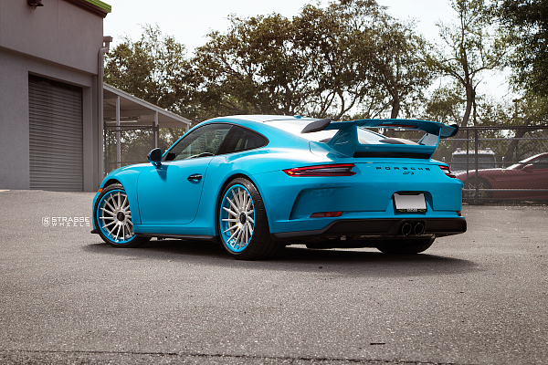 Фото дисков Strasse Wheels SV15T Deep Concave FS Другой цвет на Porsche 911 VII