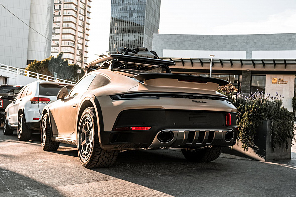 Фото дисков Brixton Forged BX01-M Сатиновый графит на Porsche 911 VIII