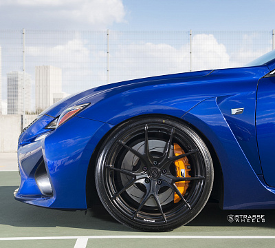 Фото дисков Strasse Wheels SM5R Deep Concave Monoblock на Lexus RC