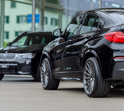 Фото дисков Vossen VFS-2 на BMW X4 (F26)
