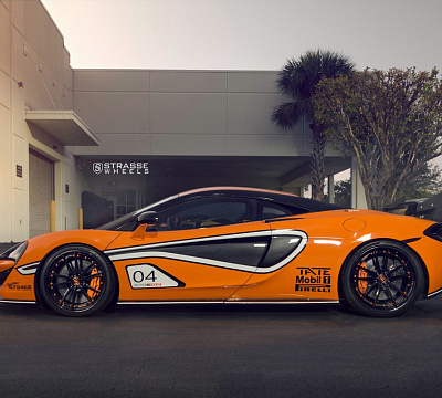 Фото дисков Strasse Wheels SV1 Deep Concave FS на McLaren 570S
