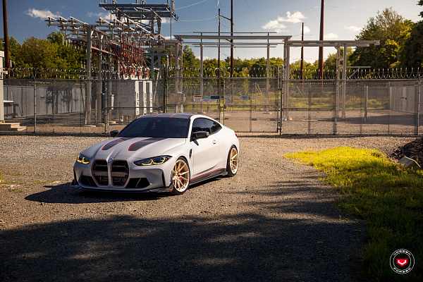 Фото дисков Vossen EVO-2R Глянцевая шампань на BMW 4/M4 (G22/G82)