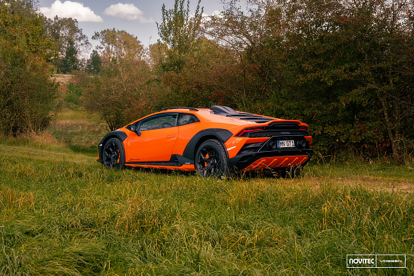 Фото дисков NOVITEC NL5 Черный сатин на Lamborghini Huracan
