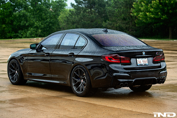 Фото дисков HRE P101 Сатиновый графит на BMW 5/M5 (G30/F90)