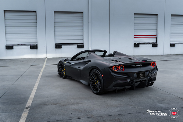 Фото дисков Vossen EVO-6T Черный глянец на Ferrari F8