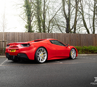 Фото дисков NOVITEC NF11 на Ferrari 488