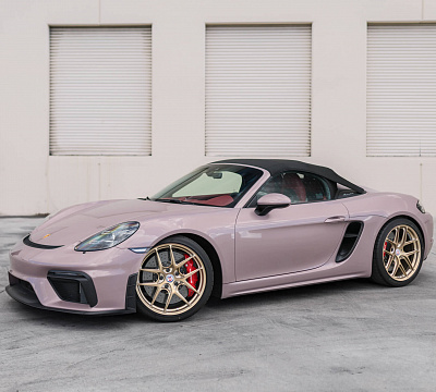 Фото дисков HRE R101 Lightweight на Porsche Boxster IV
