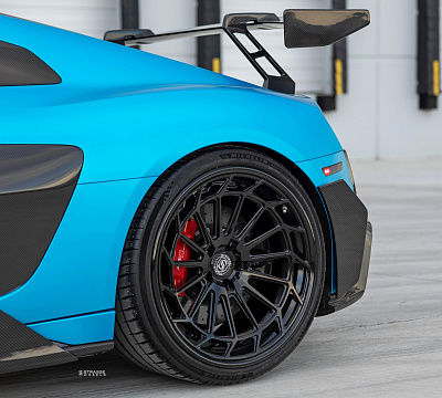 Фото дисков Strasse Wheels SV15FF Deep Concave FS на Audi R8 (4S)
