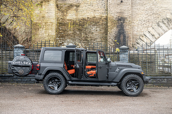 Фото дисков Kahn Mondial Heavy Duty RS Черный матовый на Jeep Wrangler IV (JL)