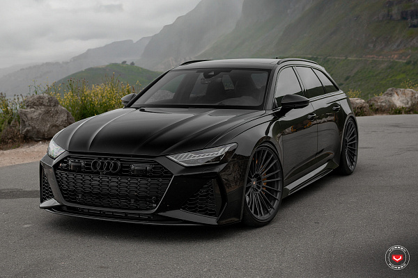 Фото дисков Vossen S17-04 Черный сатин на Audi A/RS 6 (C8)