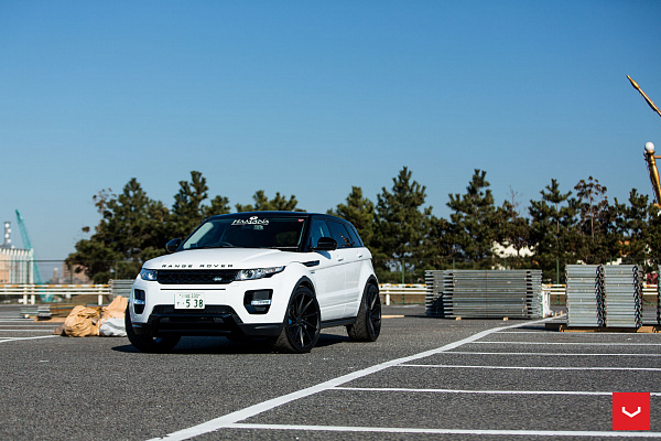 Фото дисков Vossen CVT Черный сатин на Land Rover Range Rover Evoque I