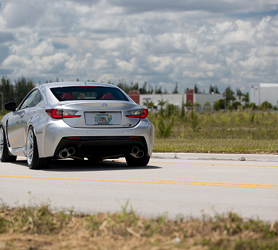 Фото дисков Vossen VFS-5 на Lexus RC