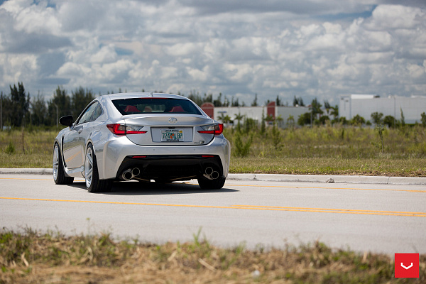Фото дисков Vossen VFS-5 Серебро на Lexus RC