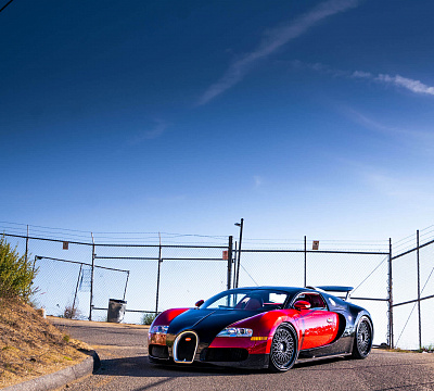 Фото дисков HRE 501 на Bugatti Veyron
