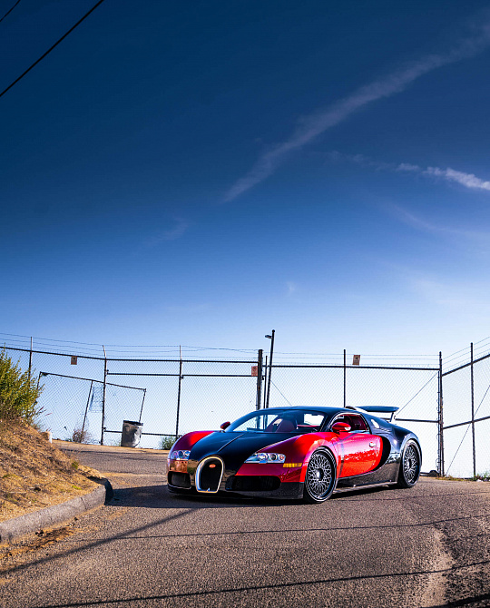 Фото дисков 501 Черный сатин на Bugatti Veyron