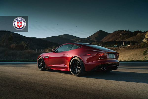 Фото дисков HRE P201 Черный глянец на Jaguar F-Type