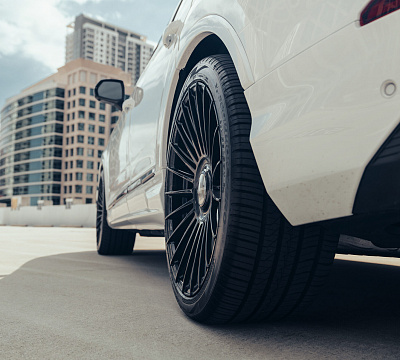 Фото дисков Vossen HF-8 на Audi Q7 (4M)