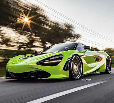 Фото дисков Strasse Wheels SV10M Deep Concave FS на McLaren 720S