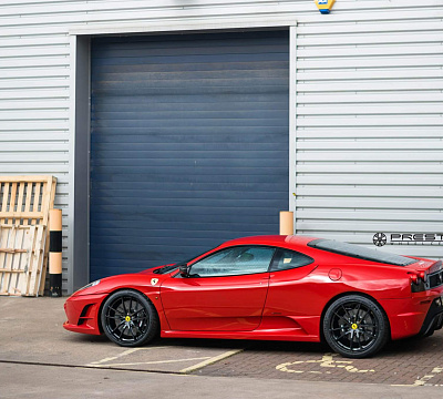 Фото дисков HRE P104 на Ferrari F430