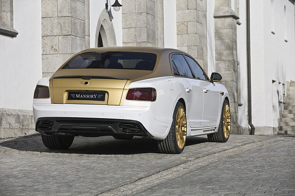 Фото дисков Mansory CS.11 Сатиновое золото на Bentley Flying Spur II