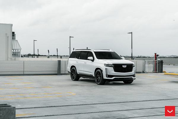 Фото дисков Vossen HF6-4 Черный сатин на Cadillac Escalade V