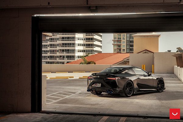 Фото дисков Vossen HFX-2 (5-Lug) Черный сатин на Lexus LC 500