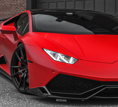 Фото дисков Strasse Wheels SV1 Deep Concave Monoblock на Lamborghini Huracan