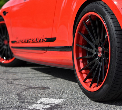 Фото дисков Strasse Wheels SV15T Deep Concave FS на Bentley Continental GT II