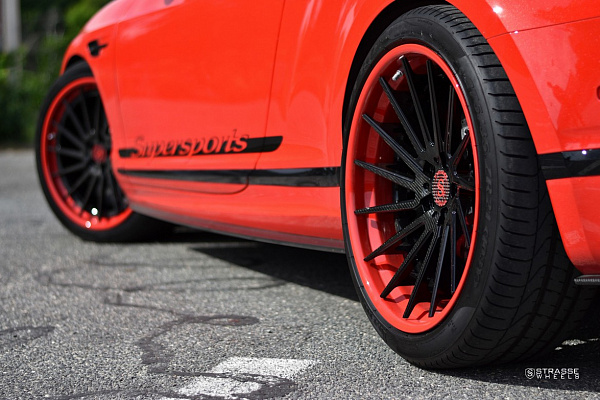 Фото дисков Strasse Wheels SV15T Deep Concave FS Другой цвет на Bentley Continental GT II