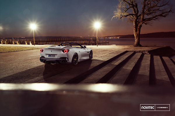 Фото дисков NOVITEC NF8 Черный сатин на Ferrari Portofino