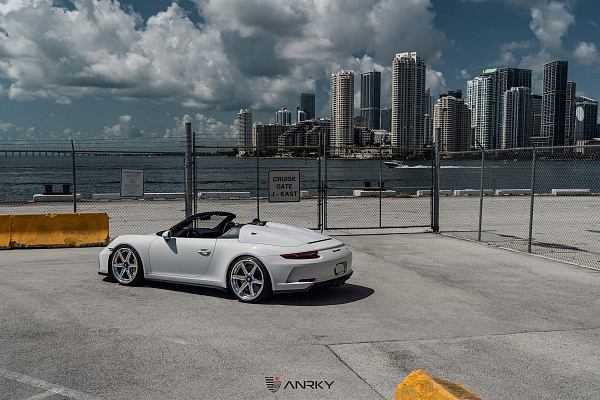 Фото дисков Anrky AN36-S Полированный лак на Porsche 911 VII