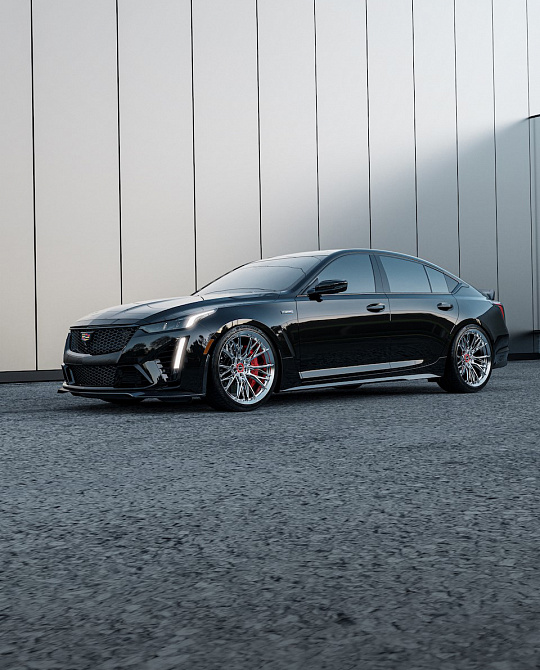 Фото дисков F11-R Полированный лак на Cadillac CT5