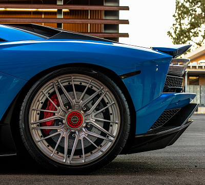 Фото дисков Brixton Forged VL4 на Lamborghini Aventador