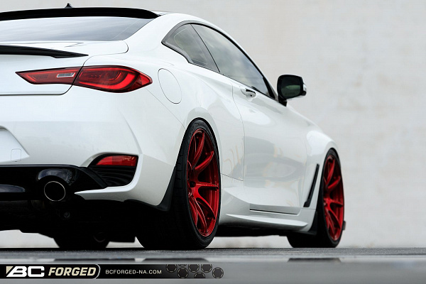 Фото дисков BC Forged RZ39 Красный глянец на Infiniti Q60 II