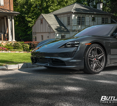 Фото дисков Vossen EVO-1 на Porsche Taycan I