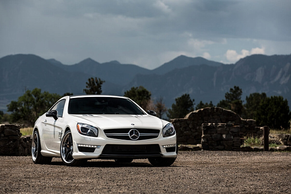 Фото дисков HRE S107 Черный сатин на Mercedes-Benz SL (R231)