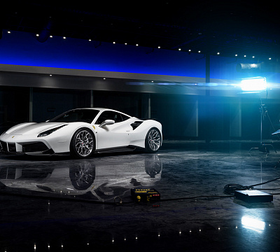Фото дисков Vossen S17-01 на Ferrari 488