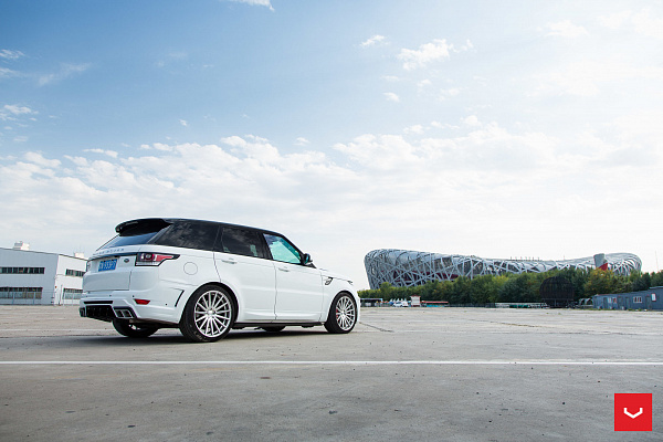 Фото дисков Vossen VFS-2 Серебро на Range Rover Sport II