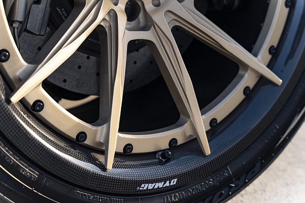 Фото дисков Strasse Wheels SV10 Track Сатиновая шампань на Audi R8 (4S)