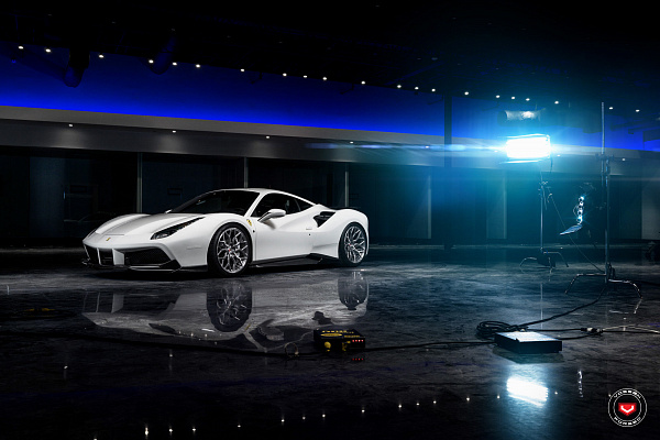 Фото дисков Vossen S17-01 Глянцевый тонированный лак на Ferrari 488