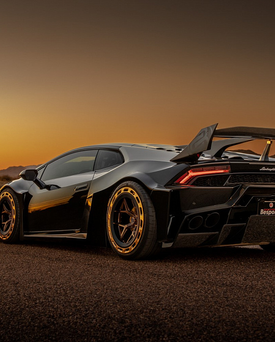 Фото дисков PF7 Aerotech Глянцевая бронза на Lamborghini Huracan