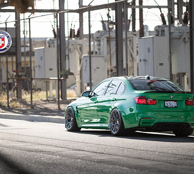 Фото дисков HRE R101 на BMW 3/M3 (F3x/F80)