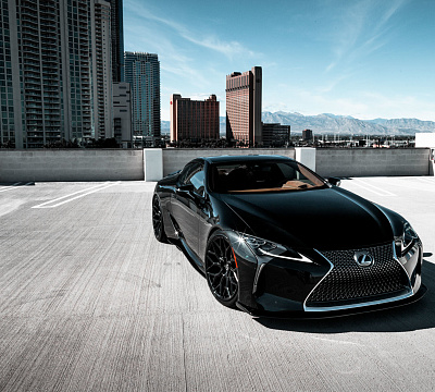 Фото дисков Vossen HF-2 на Lexus LC 500