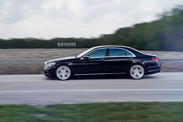 Фото дисков Strasse Wheels S5 Deep Concave Глянцевый лак на Mercedes-Benz S-Class (W222, C217)