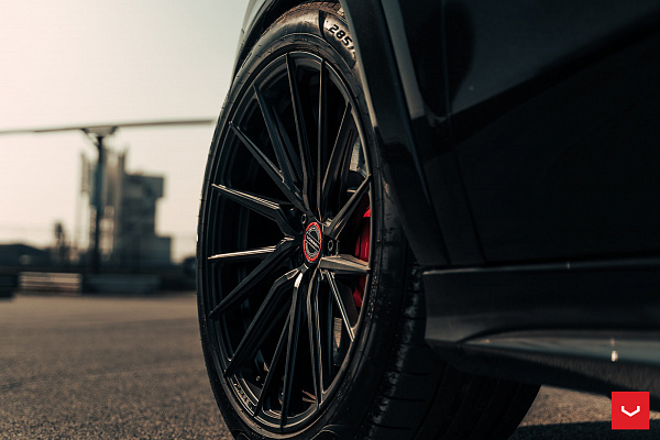 Фото дисков Vossen HF-4T Черный сатин на Mercedes-Benz GLE II