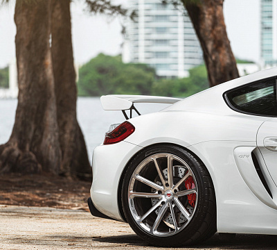 Фото дисков Vossen CG-203 на Porsche Cayman II